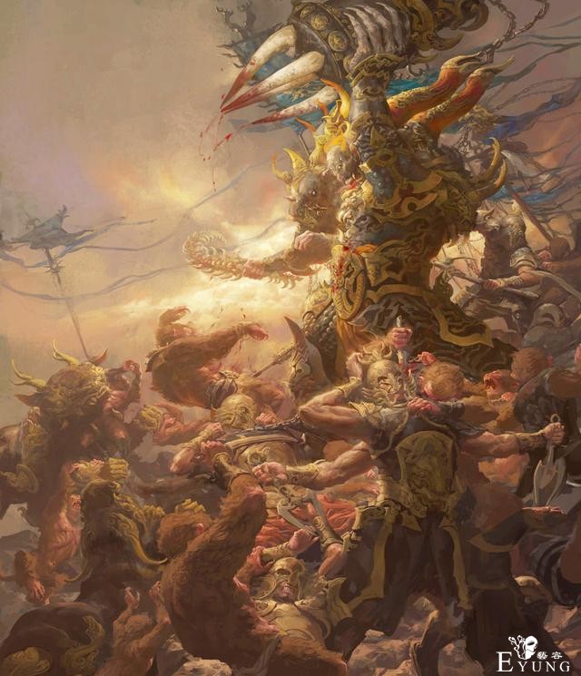 国人大神气势恢宏的插画作品！把西游绘制出了史诗魔幻大片的感觉-11.jpg