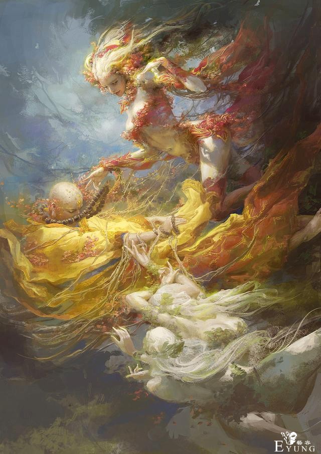 国人大神气势恢宏的插画作品！把西游绘制出了史诗魔幻大片的感觉-16.jpg