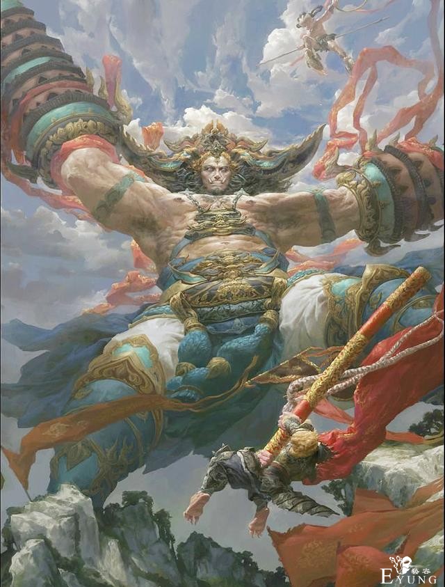 国人大神气势恢宏的插画作品！把西游绘制出了史诗魔幻大片的感觉-21.jpg