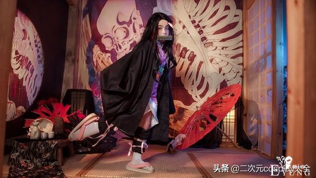 鬼灭之刃cos，大祢豆子和小祢豆子，都太可爱了啦-5.jpg