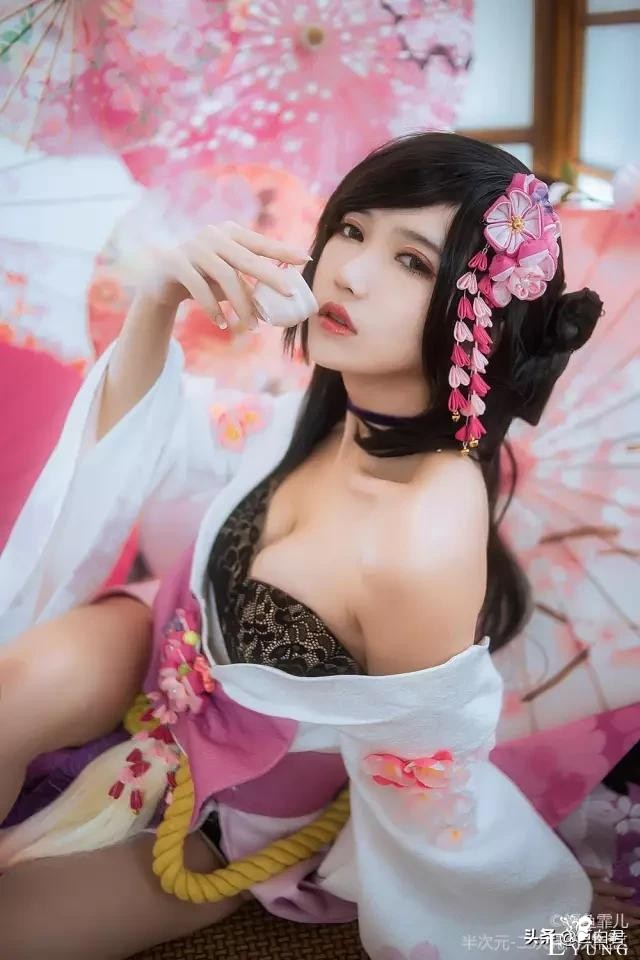 二次元福利图 | 镇魔曲夜樱cos 花魁风韵！漂亮小美女-1.jpg