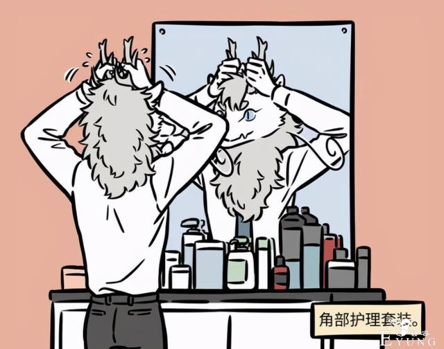 非人哉：本以为龙角很硬，结果剪刀都剪得断，用手都掰得下来-5.jpg