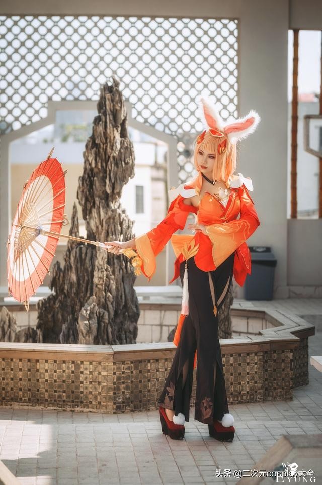《王者荣耀》公孙离cos，婉约灵动，娇美清丽的古风美少女-8.jpg
