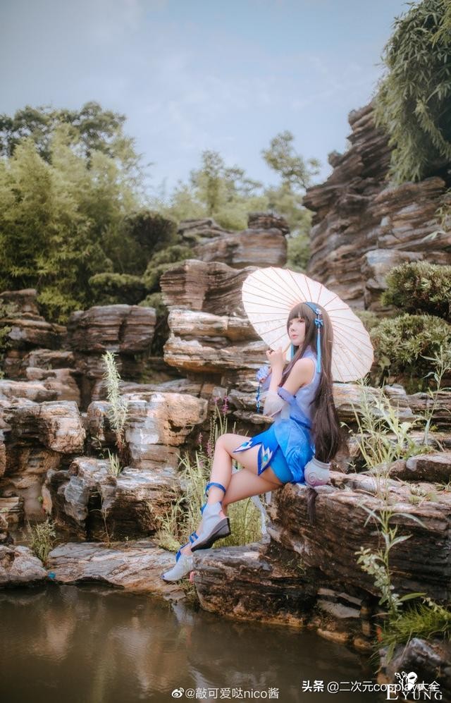 《王者荣耀》西施cos，温婉绰约，魅力可人惹人怜-2.jpg