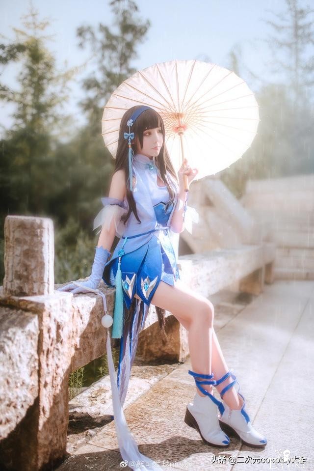 《王者荣耀》西施cos，温婉绰约，魅力可人惹人怜-3.jpg