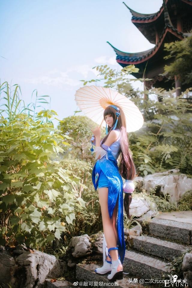 《王者荣耀》西施cos，温婉绰约，魅力可人惹人怜-5.jpg