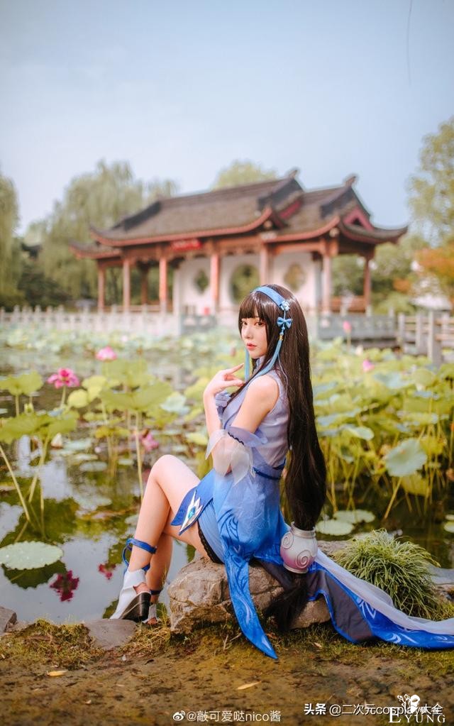 《王者荣耀》西施cos，温婉绰约，魅力可人惹人怜-8.jpg