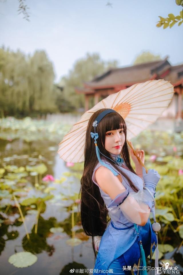 《王者荣耀》西施cos，温婉绰约，魅力可人惹人怜-6.jpg