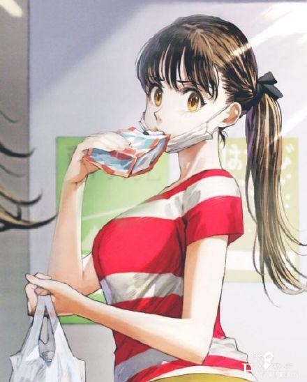 画师大佬笔下的大胃王少女，那饭量是真的大，看她们吃东西都下饭-2.jpg