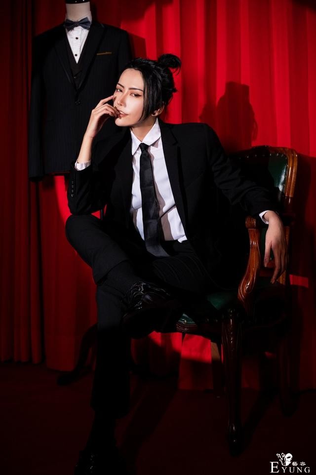《咒术回战》夏油杰&五条悟，西装cos，帅到配一脸-10.jpg