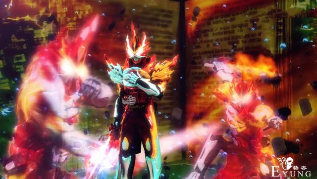 假面骑士Saber元素龙变身赏析，字典魔法书，两条龙撕咬变身-4.jpg