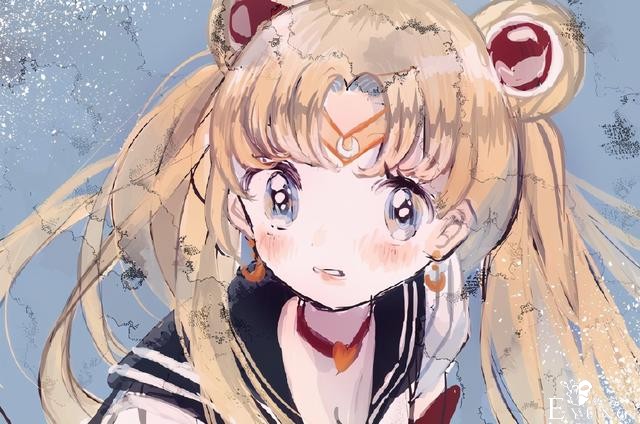 这位画师笔下的美少女战士好可爱，一脸呆萌太赞了-1.jpg