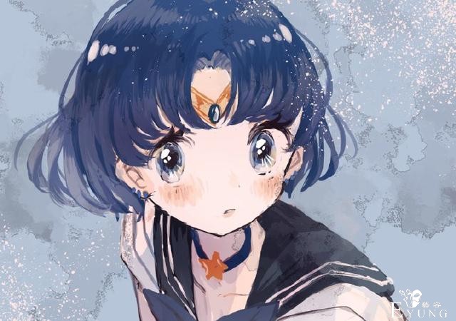 这位画师笔下的美少女战士好可爱，一脸呆萌太赞了-3.jpg
