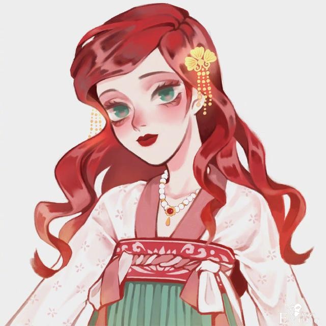 迪士尼公主穿汉服，花木兰这一身绝了，白艾莎女王妥妥的古风美人-8.jpg