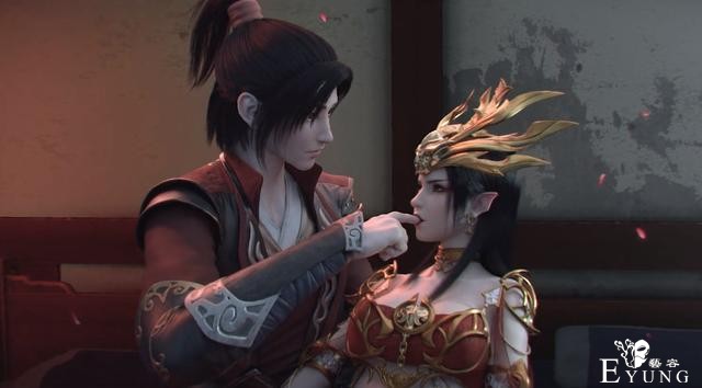 斗破苍穹4：美杜莎苏醒吮吸手指，二老婆真会玩，名场景让人羡慕-4.jpg