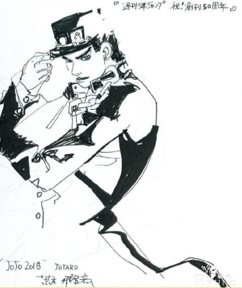 为啥网友画的JOJO风角色经常被吐槽？看看原作者画的就知道了-5.jpg