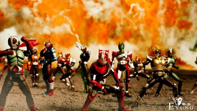 假面骑士50周年SHF宣传，全体骑士玩“爆破”隐藏5个真骨雕-4.jpg