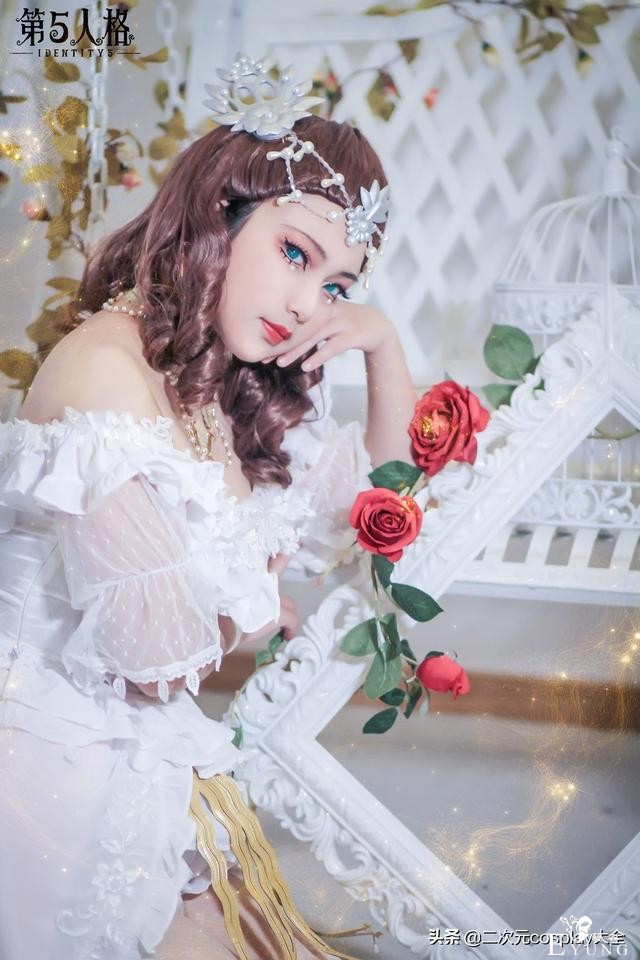《第五人格》红夫人cos，血宴与贝拉，高雅精致纯美有魅力-4.jpg