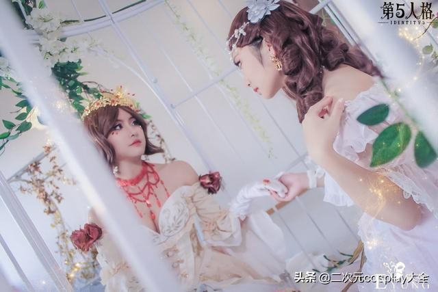 《第五人格》红夫人cos，血宴与贝拉，高雅精致纯美有魅力-2.jpg