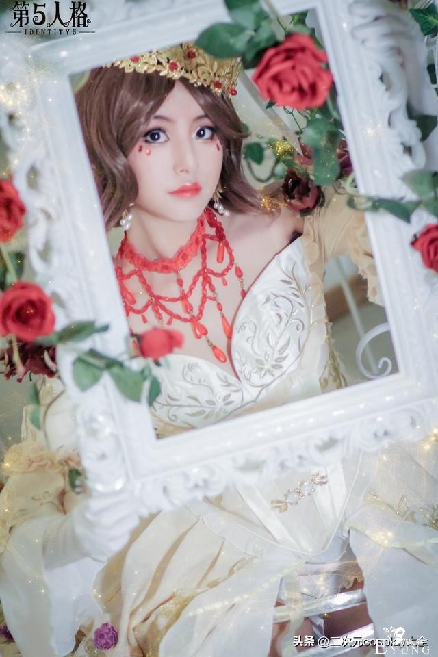 《第五人格》红夫人cos，血宴与贝拉，高雅精致纯美有魅力-6.jpg