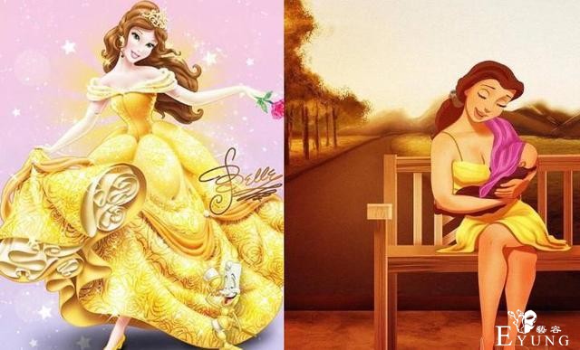 假如迪士尼公主当妈妈，木兰母女好有爱，美人鱼的孩子太调皮-2.jpg