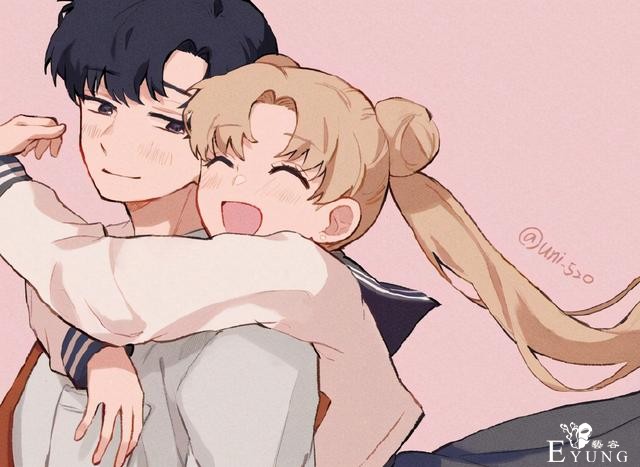 画师分享动漫中的那些超甜情侣，看他们秀恩爱比自己都甜蜜-3.jpg