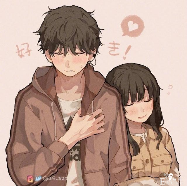 画师分享动漫中的那些超甜情侣，看他们秀恩爱比自己都甜蜜-9.jpg