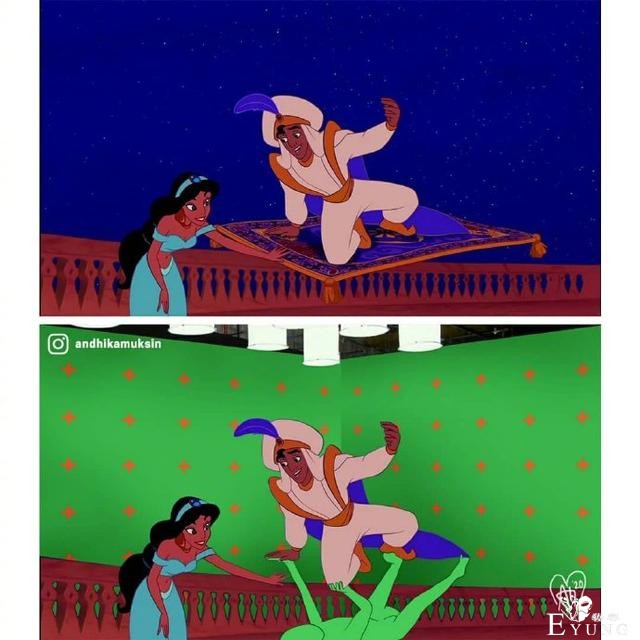 假如迪士尼公主动画都是特效，美人鱼的尾巴全靠后期“加料”-2.jpg