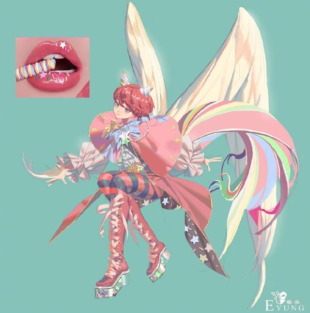 化妆品和首饰也能拟人，化妆刷变成粉毛妹子，香水瓶变帅哥-5.jpg