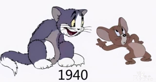 网友分享猫和老鼠画风变化，50年代的我最喜欢，最近的感觉一般-1.jpg