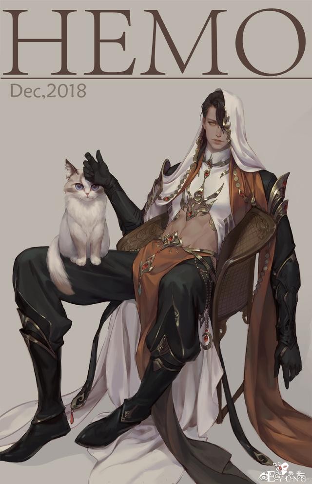 一组造型非常帅气的型男插画作品欣赏！不同类型的帅哥各有特色-17.jpg