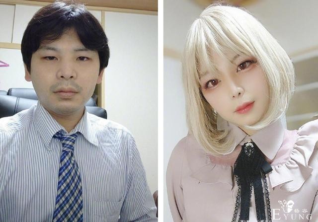 日本女装大佬太强悍，50岁大叔变摩托美女，不良少年cos初音-6.jpg