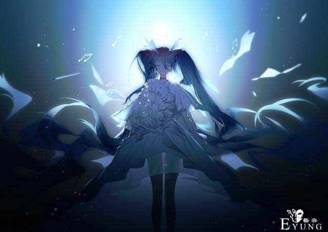 这个画师笔下的初音都是逆天大长腿！小清新画风看起来相当养眼-2.jpg