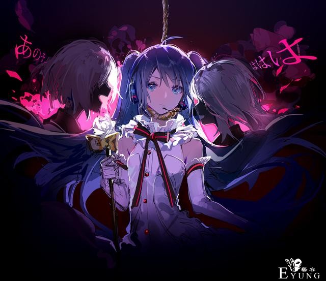 这个画师笔下的初音都是逆天大长腿！小清新画风看起来相当养眼-3.jpg