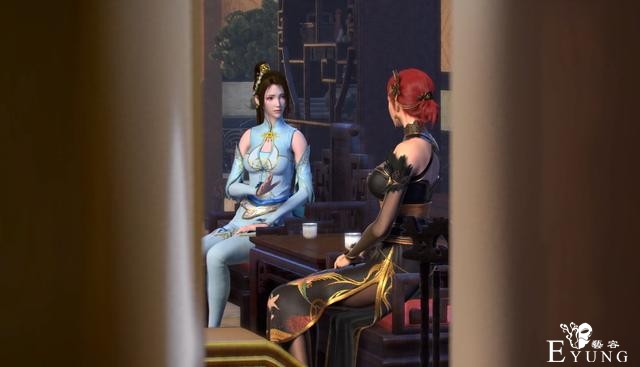 斗破苍穹：纳兰嫣然和雅妃同框，侧身暴露身材，妹妹永远是妹妹-4.jpg