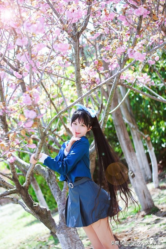 青春靓丽的长发少女，叶月恋cos，仿佛一缕阳光照进了我心里-4.jpg