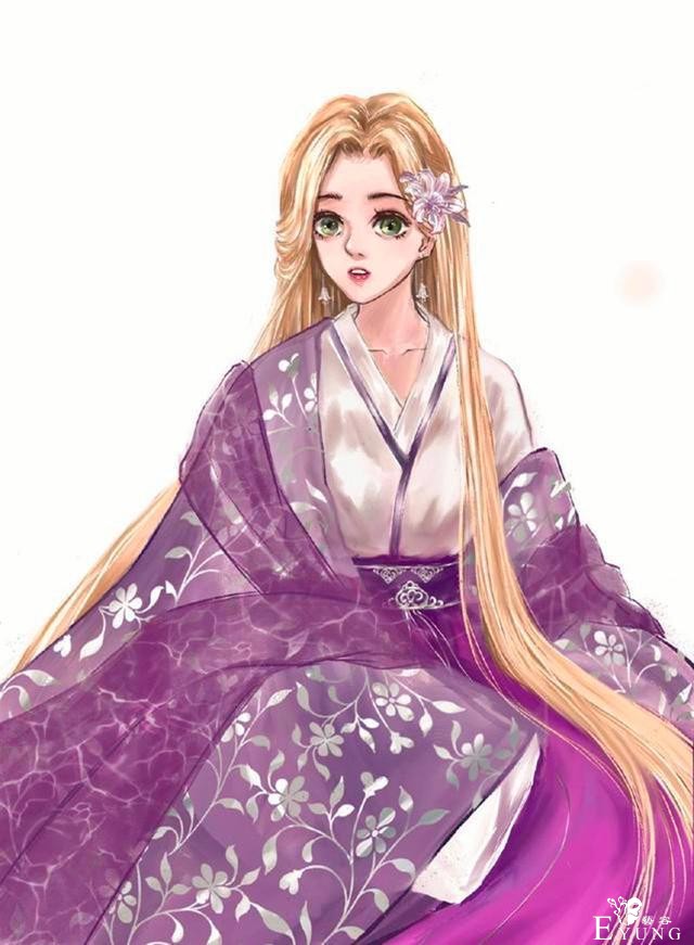 迪士尼公主“穿越”到中国古代，木兰化身侠客，艾莎女王身披白纱-3.jpg
