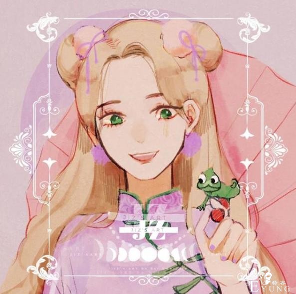旗袍版的迪士尼公主太美了，艾莎的发型直击我心，白雪公主变贵妇-2.jpg