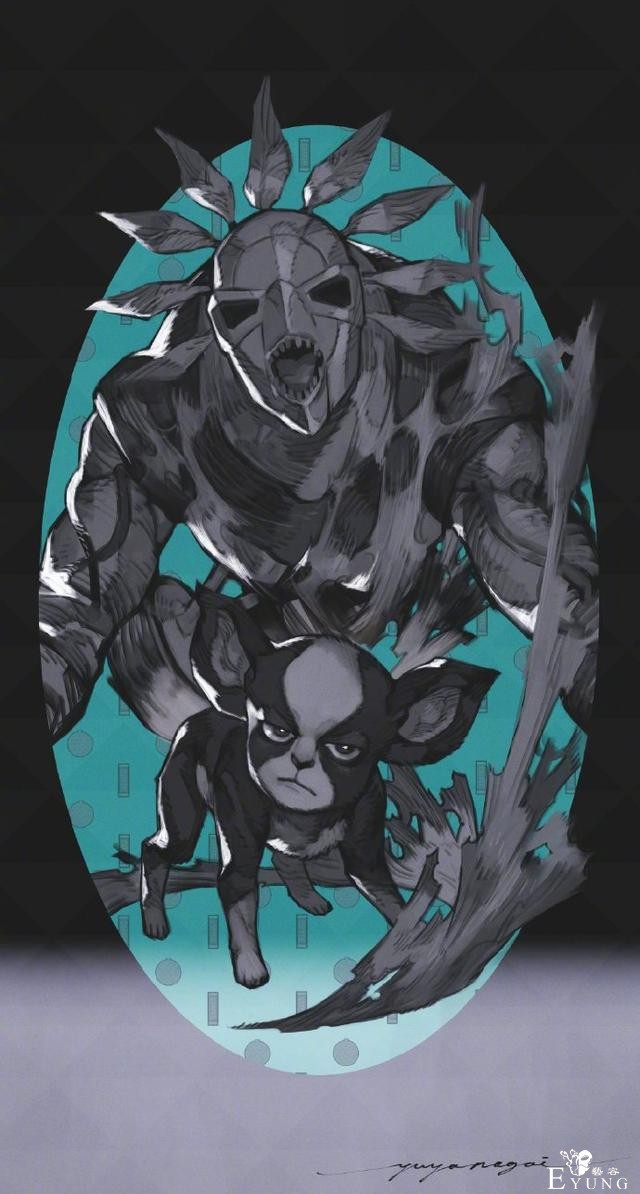 游戏大佬画了一组JOJO同人，全员力量感十足，承太郎太帅了-7.jpg