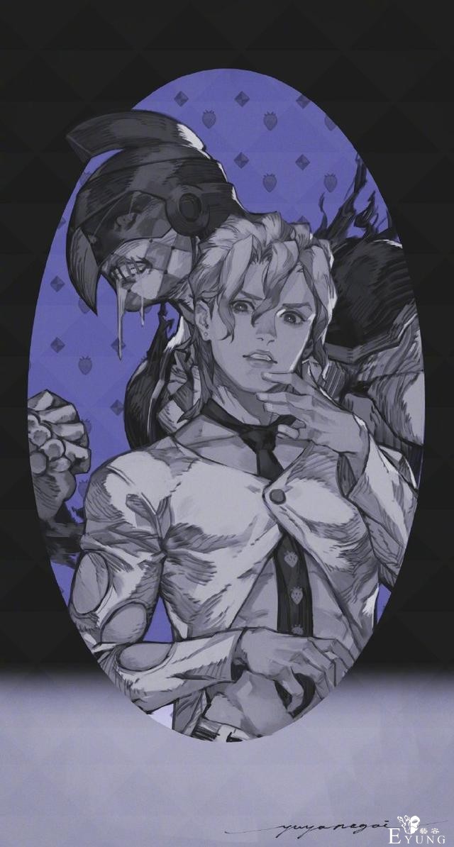 游戏大佬画了一组JOJO同人，全员力量感十足，承太郎太帅了-13.jpg
