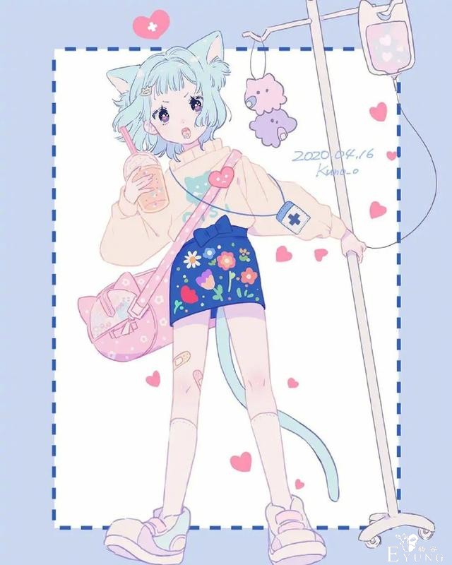 画师笔下的可爱猫耳娘，有穿JK的有穿女巫服的，快给我变-2.jpg