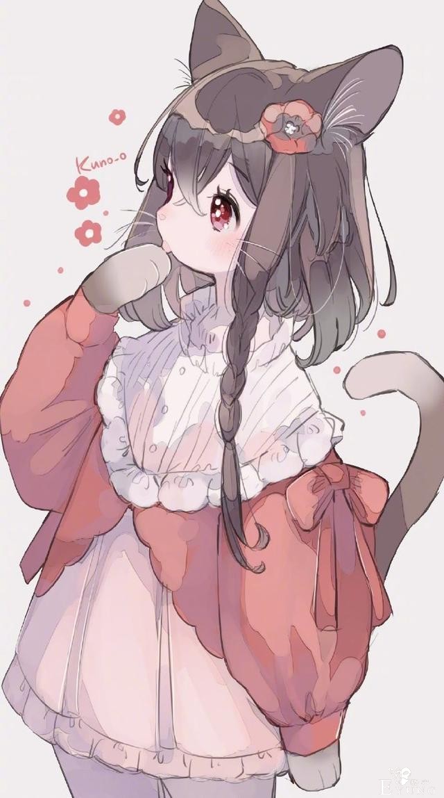 画师笔下的可爱猫耳娘，有穿JK的有穿女巫服的，快给我变-5.jpg