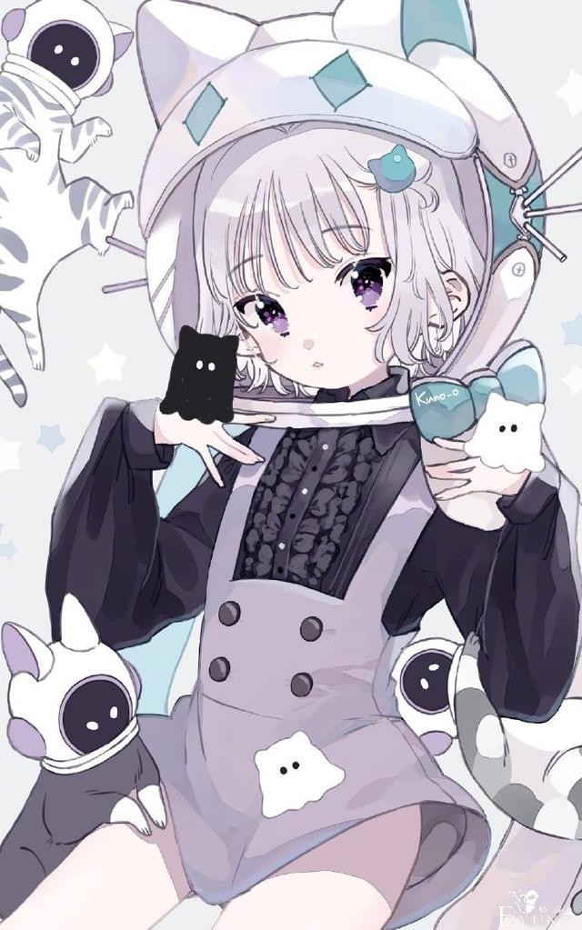 画师笔下的可爱猫耳娘，有穿JK的有穿女巫服的，快给我变-3.jpg