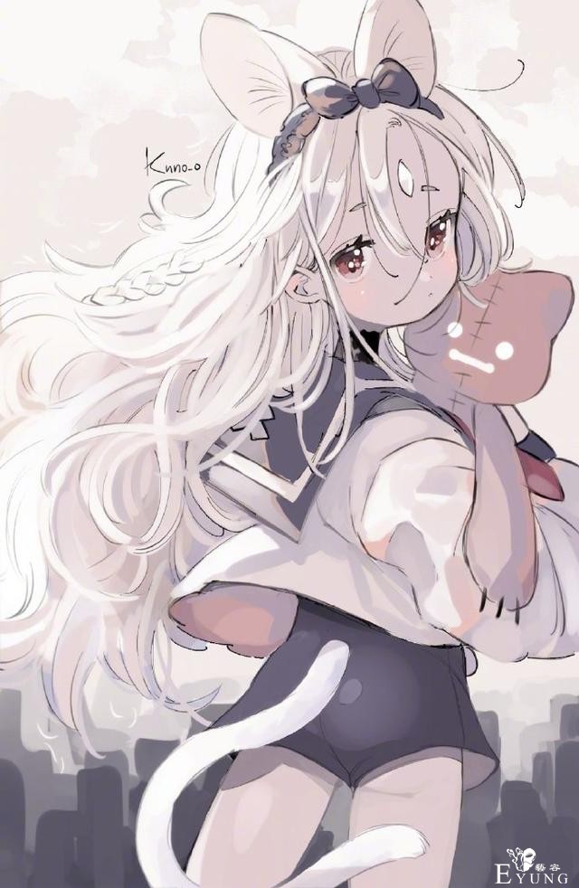 画师笔下的可爱猫耳娘，有穿JK的有穿女巫服的，快给我变-9.jpg