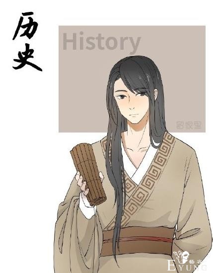 画师绘制课本拟人，历史化身古风帅哥，数学看着压力大-1.jpg