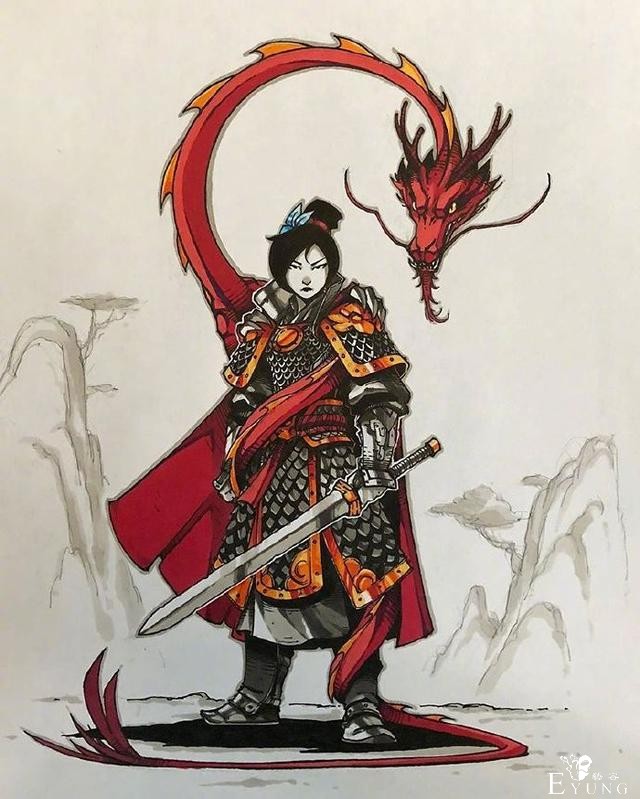 迪士尼公主改行当战士：木兰帅气堪比原版，艾莎女王姐妹齐上阵-1.jpg