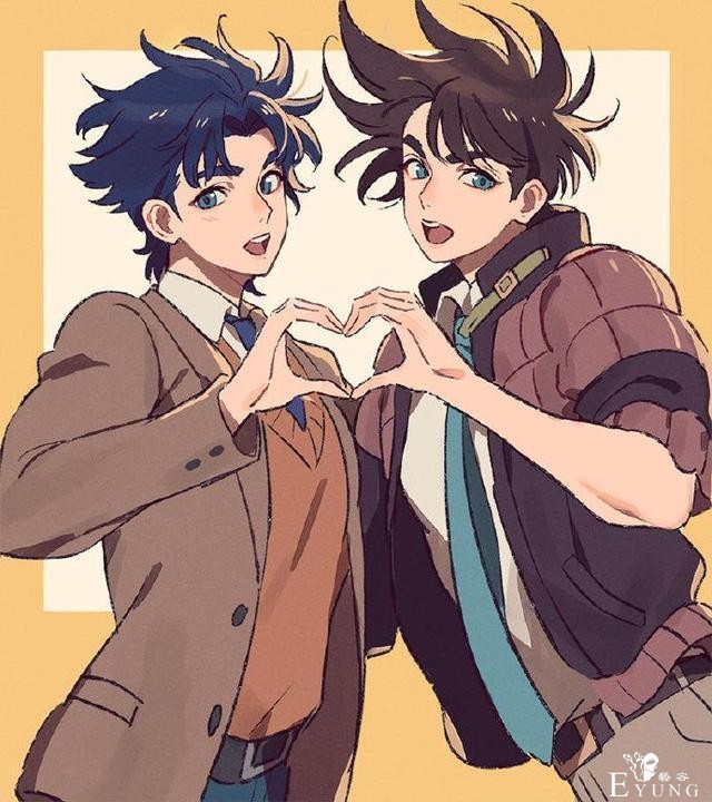 看惯了平时的JOJO角色，看看这位画师的换换口味，肌肉都没了-3.jpg
