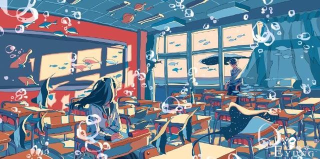 画师大佬笔下的水中世界，看着太治愈了，好期待夏天-7.jpg
