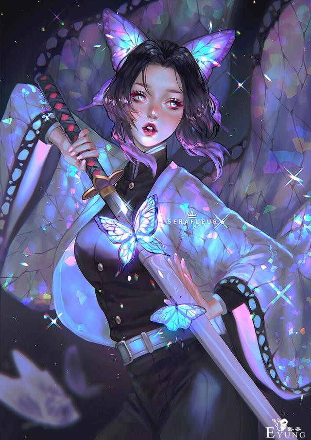 来自菲律宾的插画师绘制的漂亮女性动漫人物！很有个人风格的作品-1.jpg