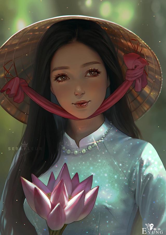 来自菲律宾的插画师绘制的漂亮女性动漫人物！很有个人风格的作品-4.jpg